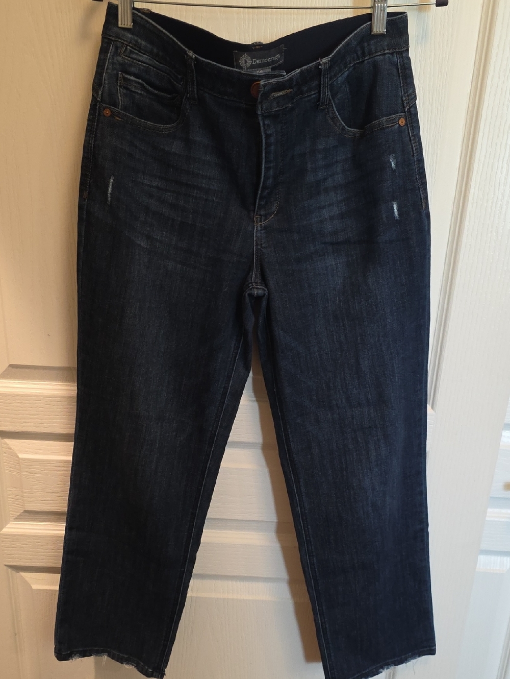 Democracy Dark Indigo Straight Leg Jeans